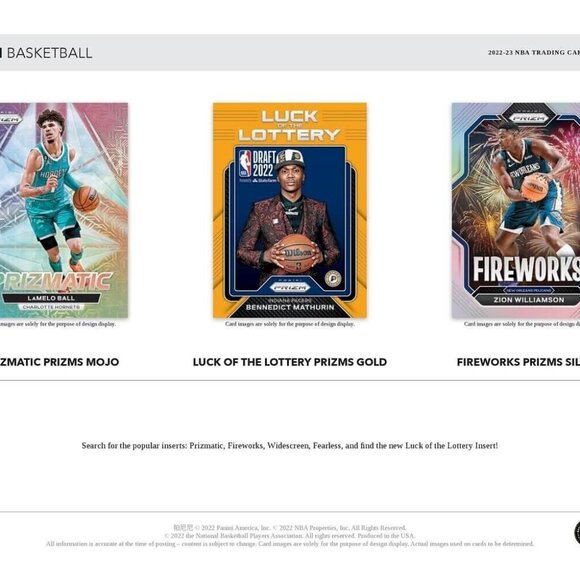 2022-23 Panini Prizm Basketball Hobby Box Factory Sealed - 2 Autos & 22 Prizms - Picture 5 of 5